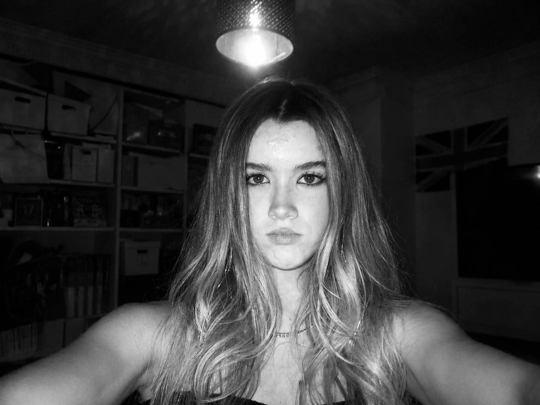 Black and white portrait of EJay