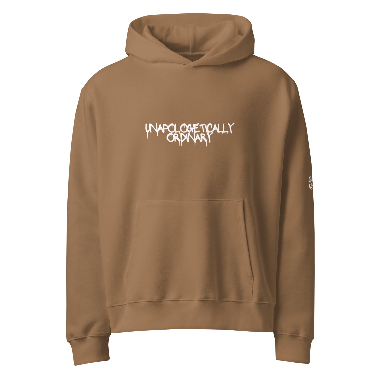 Unapologetically Ordinary heavyweight oversized hoodie by Quietly Glorious