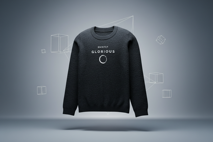 3D Knitted Crew Neck Sweater