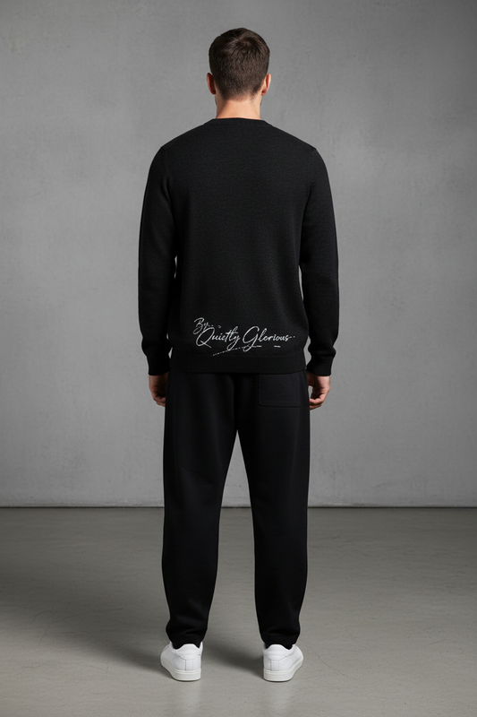 Knitted Crew Neck Sweater