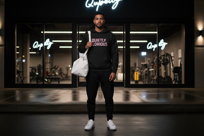 Keep Showing Up Heavyweight Unisex Hoodie